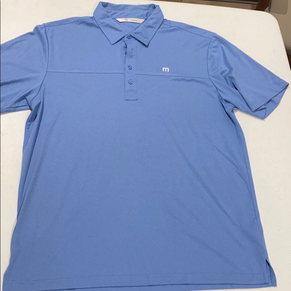 Travis Mathew Light Blue Polo XL